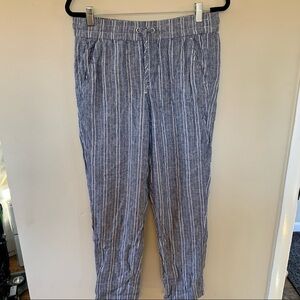 Calvin Klein Wide Leg Linen Pants